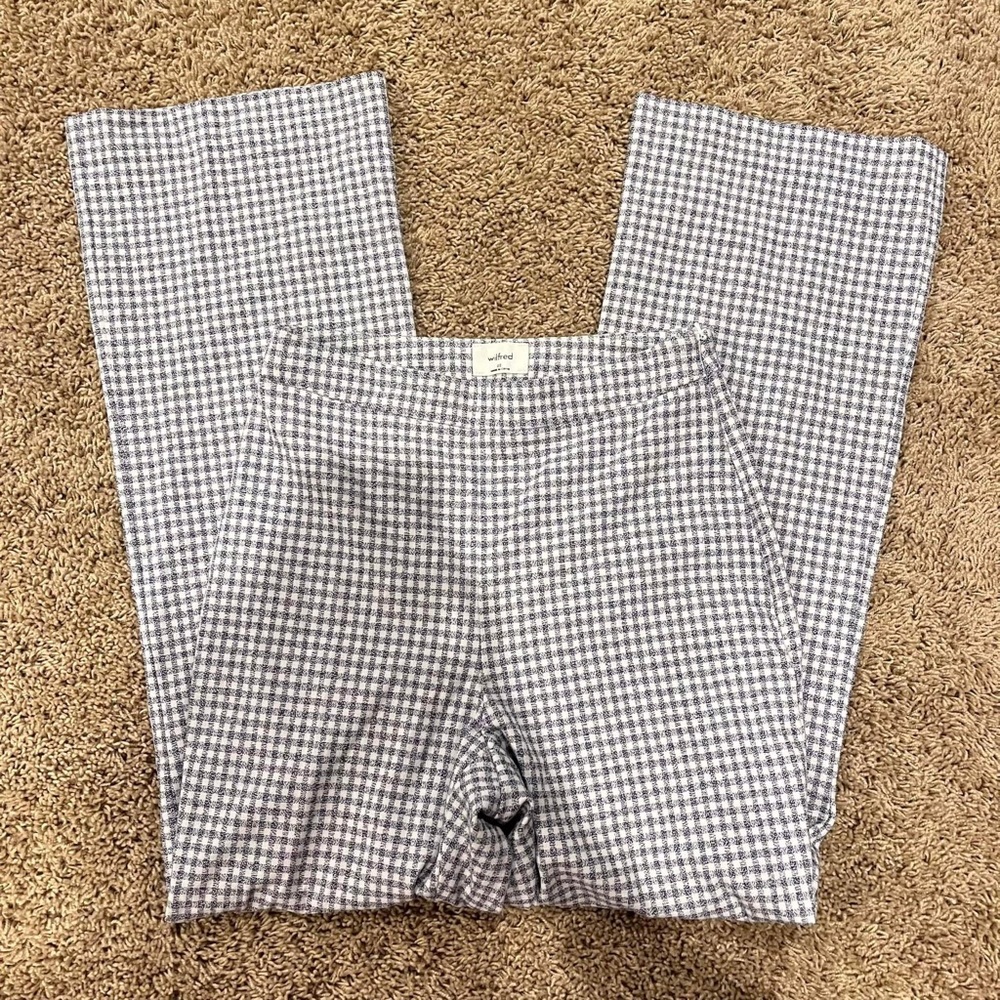 Wilfred Aritzia Gingham Pants 00